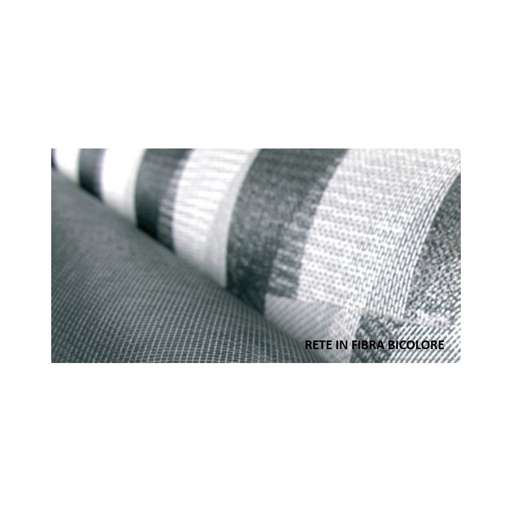 Rete bicolore a strisce bianco / nero